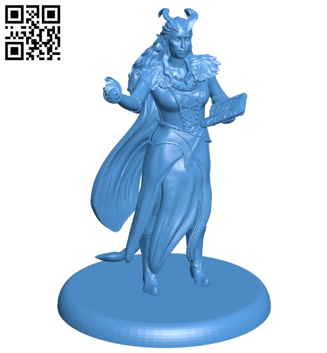 Mrs Demonic warlock B007854 file stl free download 3D Model for CNC and 3d printer