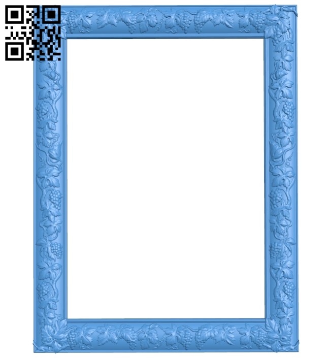 Picture frame or mirror A005089 download free stl files 3d model for CNC wood carving