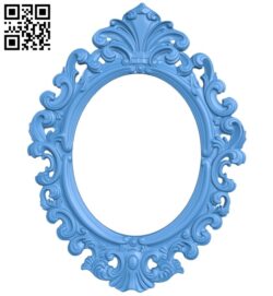 Picture frame or mirror A005090 download free stl files 3d model for CNC wood carving