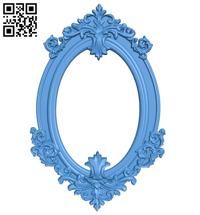 Picture frame or mirror A005091 download free stl files 3d model for CNC wood carving