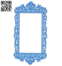 Picture frame or mirror A005092 download free stl files 3d model for CNC wood carving