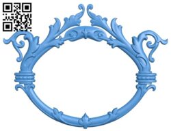 Picture frame or mirror A005199 download free stl files 3d model for CNC wood carving