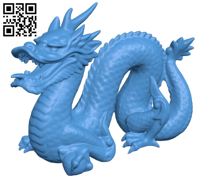 Stanford Dragon B007989 File Stl Free Download 3D Model For CNC And 3d 