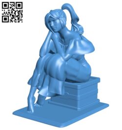 Women dreams B007877 file stl free download 3D Model for CNC and 3d printer