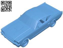 Car 1966 Shelby GT350 B008228 file stl free download 3D Model for CNC and 3d printer