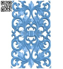 Door pattern A005385 download free stl files 3d model for CNC wood carving