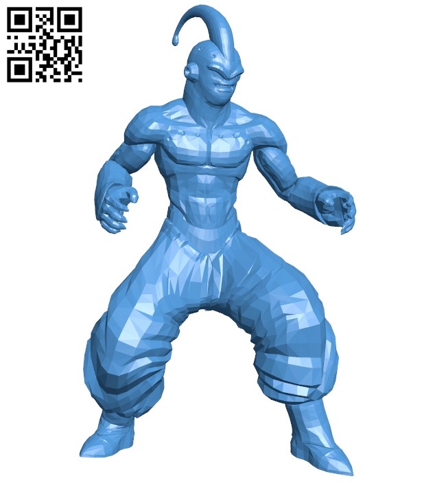 STL file Majin Buu from Dragon Ball Z 🐉・3D printer model to
