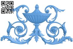 Pattern decor design A005277 download free stl files 3d model for CNC wood carving