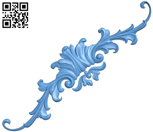 Pattern decor design A005412 download free stl files 3d model for CNC wood carving