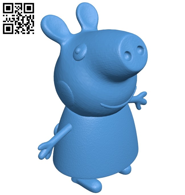 Peppa Pig B008071 file stl free download 3D Model for CNC