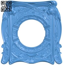 Picture frame or mirror A005243 download free stl files 3d model for CNC wood carving