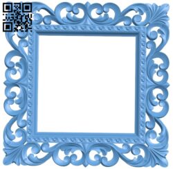 Picture frame or mirror A005297 download free stl files 3d model for CNC wood carving