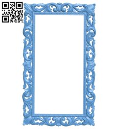 Picture frame or mirror A005298 download free stl files 3d model for CNC wood carving