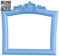 Picture frame or mirror A005303 download free stl files 3d model for CNC wood carving