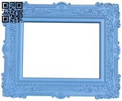 Picture frame or mirror A005400 download free stl files 3d model for CNC wood carving