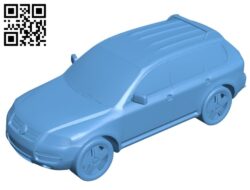 Volkswagen touareg – car B008204 file stl free download 3D Model for CNC and 3d printer