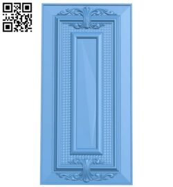 Door pattern A005453 download free stl files 3d model for CNC wood carving