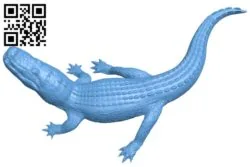 Gator – Crocodile B008610 file stl free download 3D Model for CNC and 3d printer