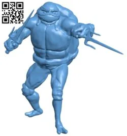 Ninja Turtles – Raph B008501 file stl free download 3D Model for CNC and 3d printer