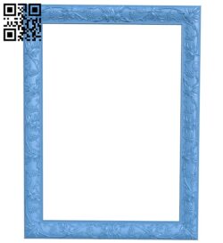 Picture frame or mirror A005526 download free stl files 3d model for CNC wood carving