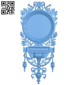 Picture frame or mirror A005625 download free stl files 3d model for CNC wood carving