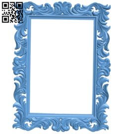 Picture frame or mirror A005628 download free stl files 3d model for CNC wood carving