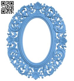 Picture frame or mirror A005629 download free stl files 3d model for CNC wood carving