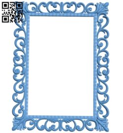 Picture frame or mirror A005630 download free stl files 3d model for CNC wood carving