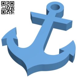 Anchor B008798 file obj free download 3D Model for CNC and 3d printer