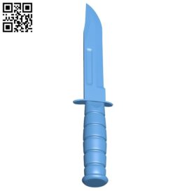 Knife – kabar B008699 file stl free download 3D Model for CNC and 3d printer