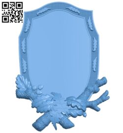 Picture frame or mirror A005707 download free stl files 3d model for CNC wood carving