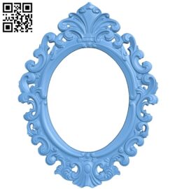 Picture frame or mirror A005751 download free stl files 3d model for CNC wood carving