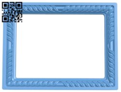 Picture frame or mirror A005757 download free stl files 3d model for CNC wood carving