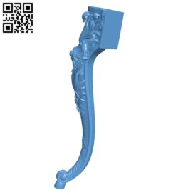 Table legs and chairs A005748 download free stl files 3d model for CNC wood carving