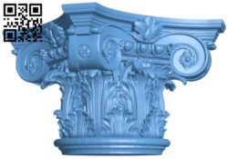 Top of the column A005783 download free stl files 3d model for CNC wood carving