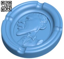 Ashtray B009034 file obj free download 3D Model for CNC and 3d printer