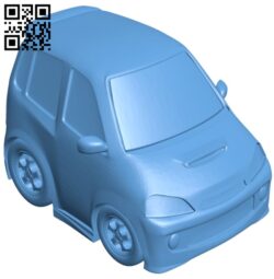 Daihatsu – car B009024 file obj free download 3D Model for CNC and 3d printer