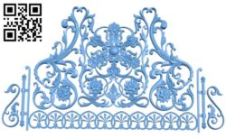 Pattern decor design A005982 download free stl files 3d model for CNC wood carving