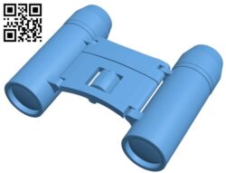 Binoculars B009120 file obj free download 3D Model for CNC and 3d printer