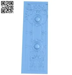 Door pattern A006039 download free stl files 3d model for CNC wood carving