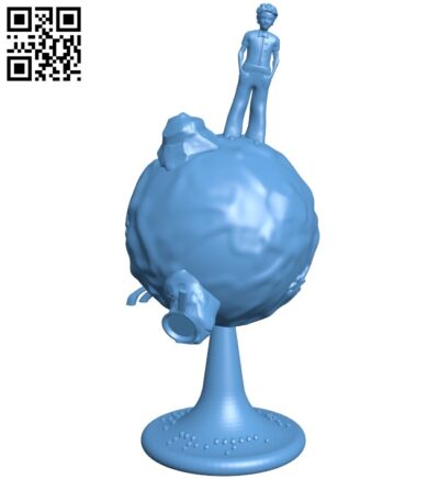 Little prince revolving planet B009054 file obj free download 3D Model for CNC and 3d printer