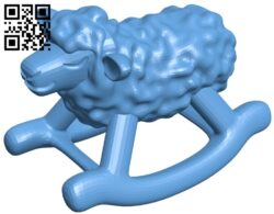 Rocking Sheep B009124 file obj free download 3D Model for CNC and 3d printer