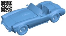 Shelby cobra – car B009215 file obj free download 3D Model for CNC and 3d printer