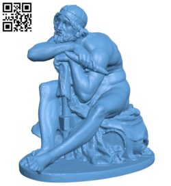 Thorstatue B009126 file obj free download 3D Model for CNC and 3d printer