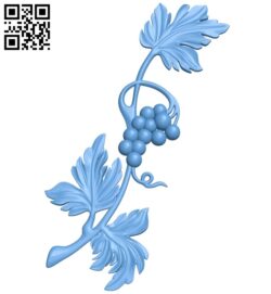 Vine pattern design A006131 download free stl files 3d model for CNC wood carving