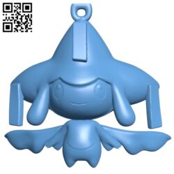 jirachi – pokemon B009151 file obj free download 3D Model for CNC and 3d printer