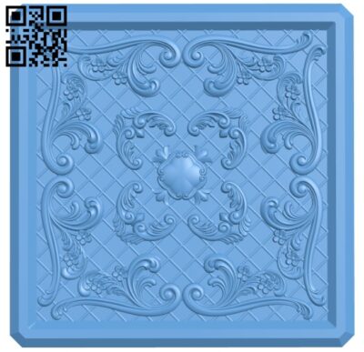 Flat plate pattern A006290 download free stl files 3d model for CNC wood carving