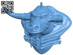 Niutouren – head B009305 file obj free download 3D Model for CNC and 3d printer