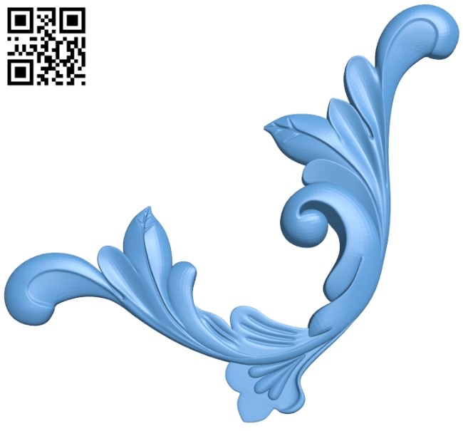 Pattern decor design A006272 download free stl files 3d model for CNC wood carving