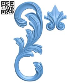 Pattern decor design A006281 download free stl files 3d model for CNC wood carving